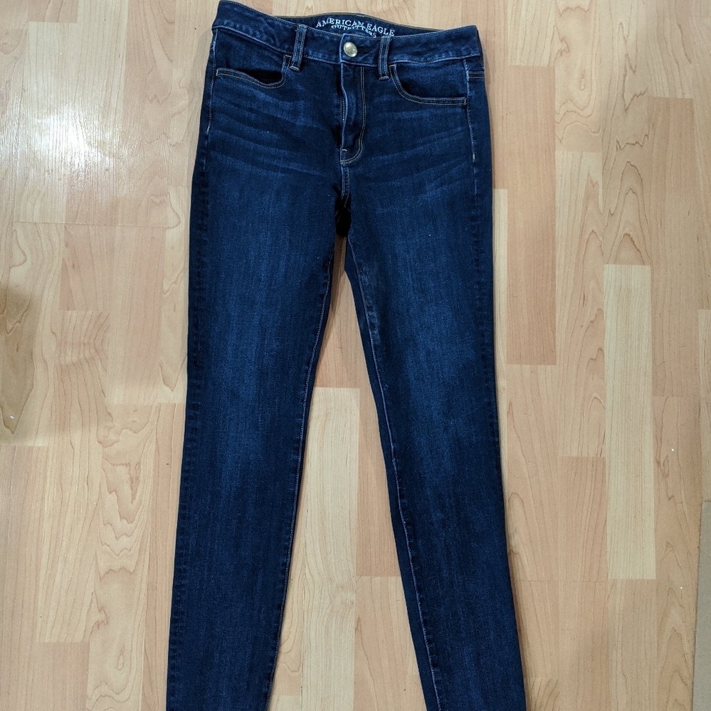 American Eagle Dark Wash High-Rise